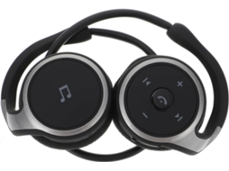 Fones De Ouvido Sem Fio 4.1 Pretos Com Ganchos Auriculares Ergonômicos Em Abs.
