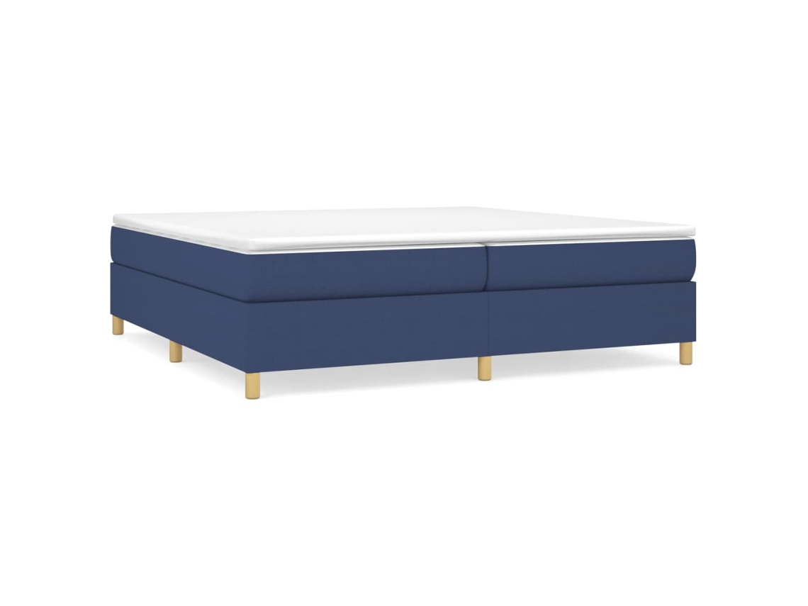 Box Spring Bed, Box Spring Beds Vidaxl Azul Tecido (200 X 200 Cm)
