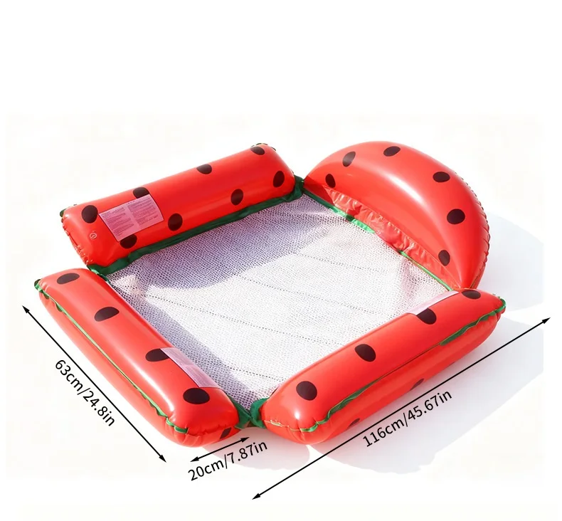 Bote Inflável Dobrável Em Pvc Para Flutuar No Verão, Também Funciona Como Rede Aquática, Ideal Para Deitar Ou Sentar.