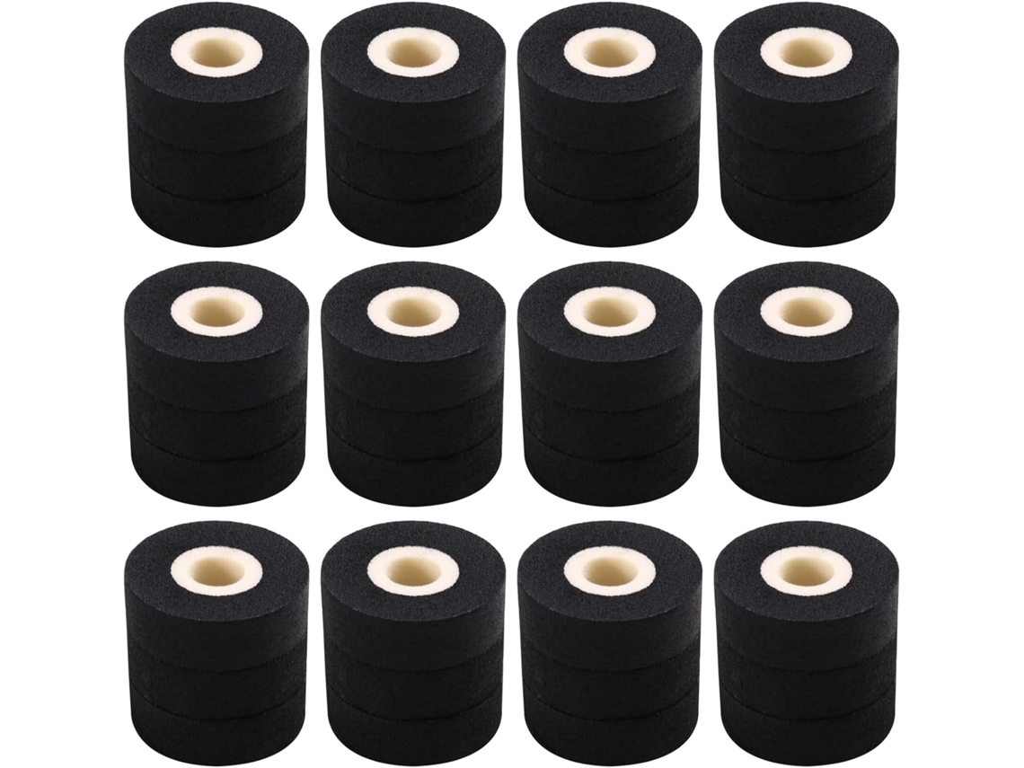 Conjunto De 36 Rolos De Tinta Preta De 36x10mm Para Máquinas De Selagem Térmica My380f Dk1000 Dk1100 Gokoco