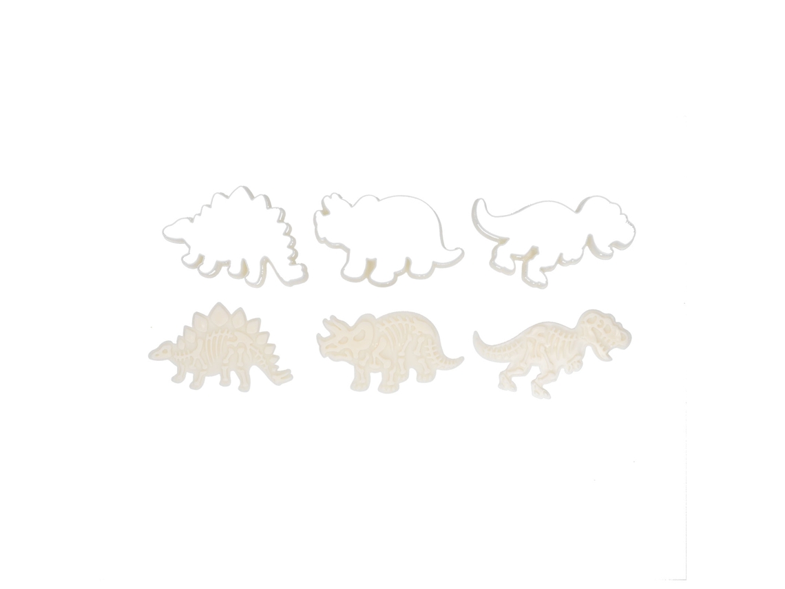 Moldes de Dinossauro Diy para Chocolate e Bolo em Pvc Ferramenta de Cozinha para Casa e Confeitaria | S/MARCA