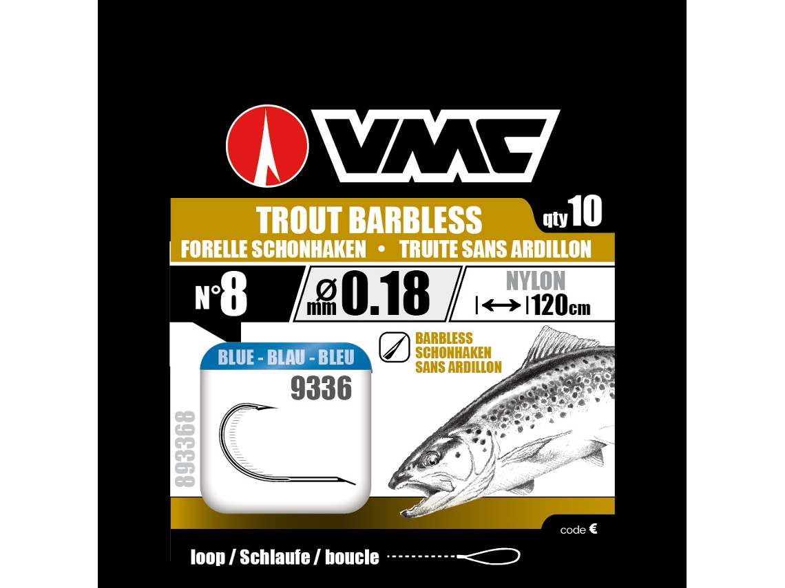 Gancho Sem Barbless VMC Truite