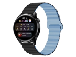 Pulseira De Relógio Magnética De Silicone Bicolor