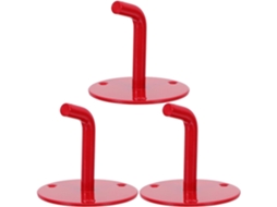 Suporte De Metal Para Extintor Incêndio Housoutil, 2-9kg, Ferro Antiferrugem, Gancho Duplo, Pacote Com 3 Unidades