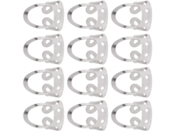 Conjunto De 12 Palhetas De Aço Inoxidável Para Guitarra E Ukulele