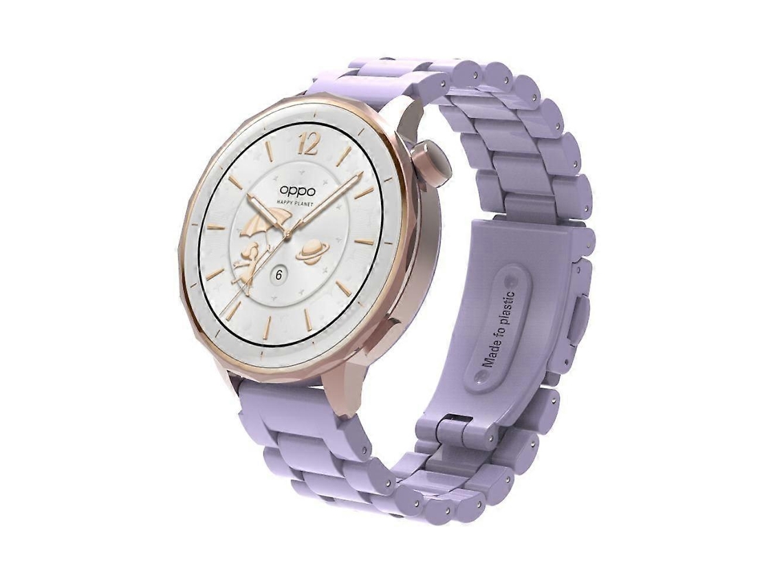 Pulseira De Relógio De Plástico Com Três Contas