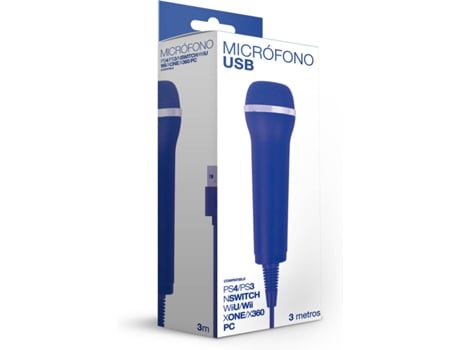 Microfone USB GENER para PS4/PS3/Wii/XBOX/PC