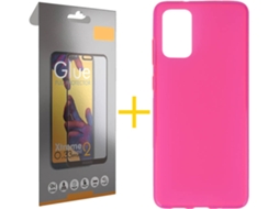Kit Capa e Película Samsung Galaxy S20 FE SKYHE Full (Rosa)