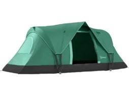 Tenda de Campismo OUTSUNNY (450x215x180 cm - Verde/Preto - Poliéster - 6 Pessoas)
