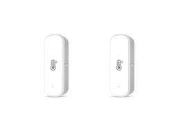Higrômetro E Termômetro Inteligentes Com 2 Sensores Zigbee De Umidade E Temperatura, Monitoramento Remoto E Alertas Para Casa Inteligente.