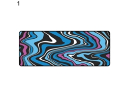 Mousepad Espesso, Antiderrapante, Grande, Com Estampa Abstrata, Para Jogos E Mesa De Computador. Olysi Shop