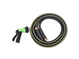 Pistola De Água Jardim Regador Lavar Carro 8 Modos Tubo De 16 Pés Conector 5/8" Npt 5m
