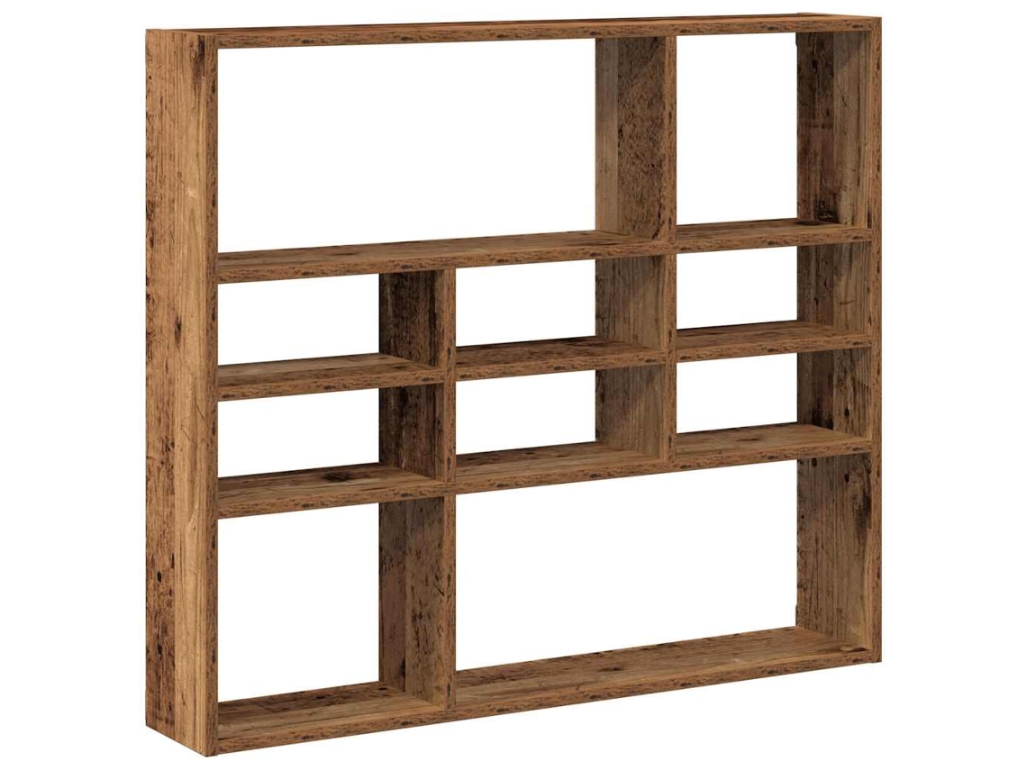 Prateleira de Parede MAISON EXCLUSIVE em Madeira Antiga Trabalhada (90x16x78 cm)