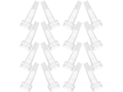 Conjunto De 50 Tampas De Plástico Transparente Para Gasolina, Compatíveis Com Frascos, Garrafas E Cabeçotes.