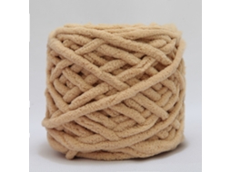 Fio Chenille 7mm Para Mantas E Chinelos 100g Castanho Panoona