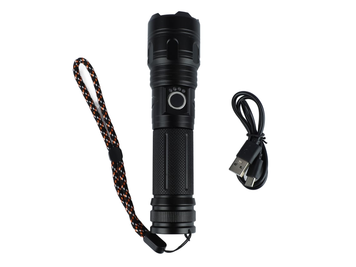 Lanterna Retrátil Super Brilhante Usb Camping