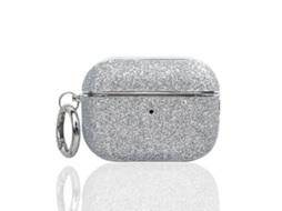 Camada protetora para fones de ouvido semi-fio com glitter e revestimento eletrolítico. GIECY