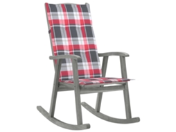 Rocking Chair, Rocking Chairs Vidaxl Cinzeto Madeira De Acácia (120 X 50 X 3 Cm)