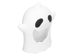 Primerox luva de Dentição Fantasma Halloween Bebê Silicone Macio Branco Brinquedo de Morder Cute