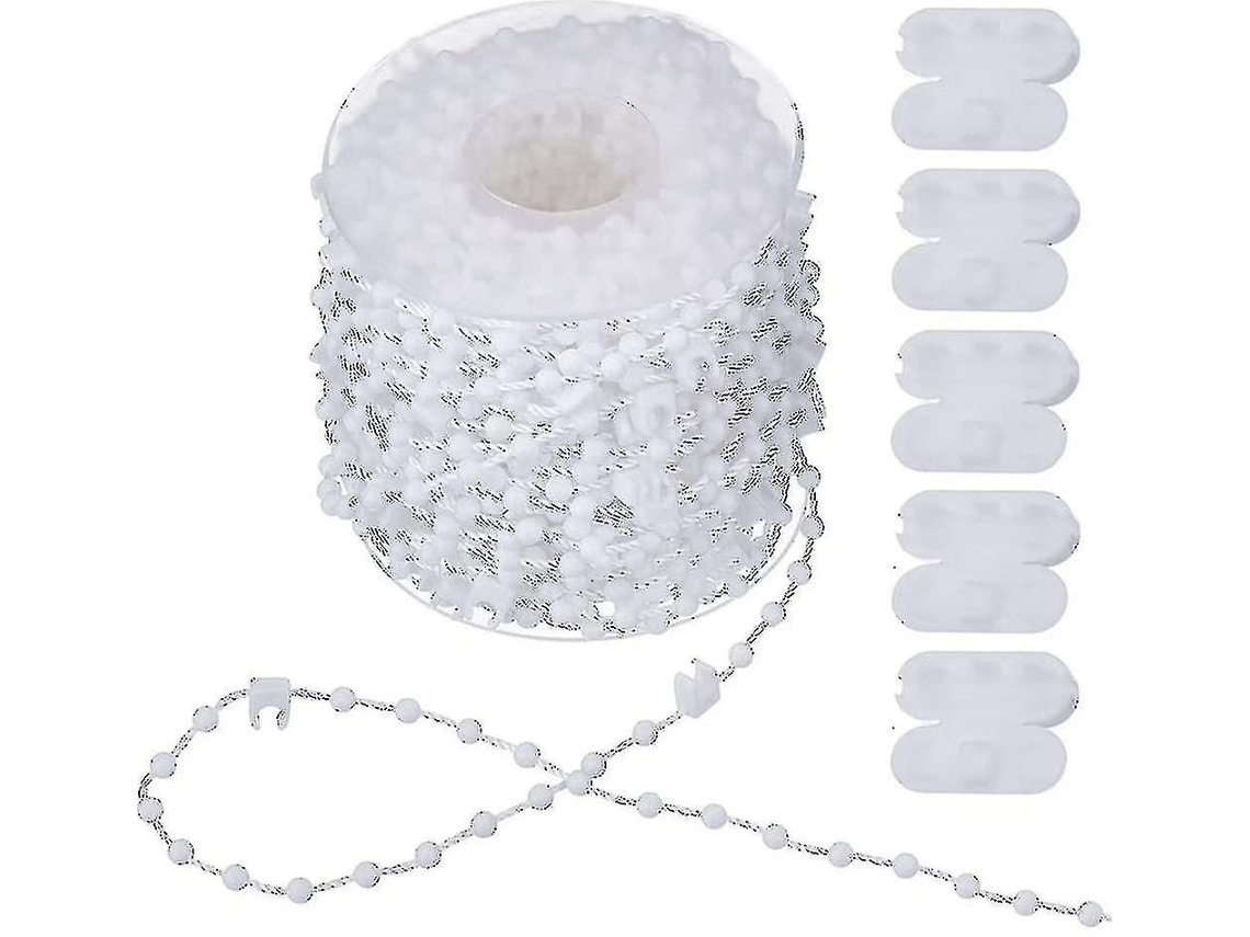 Corrente De 20m Para Persianas Verticais, Acessórios Para Persianas Verticais E 5 Conectores Para Cordão De Persiana