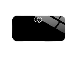 Balança Corporal Digital AQUAFORGE com espelho, monitor Bluetooth e uso em banheiro
