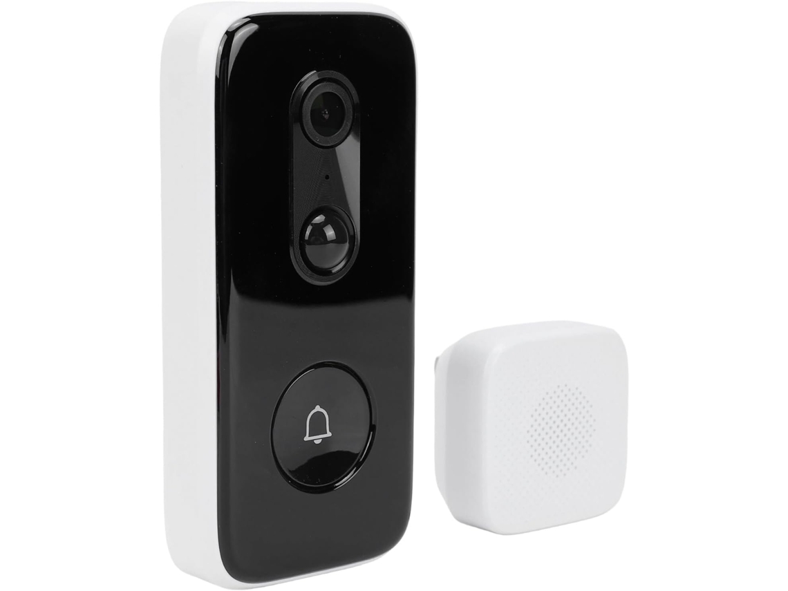 Campainha Inteligente Yunseity Com Wi Fi E Câmera, Bateria De 4000mah, Campainha De Vídeo Sem Fio Com Lente Grande