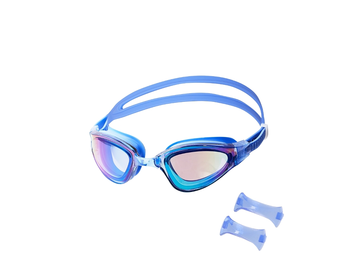 Óculos de Natação, Anti imma, Proteção Uv, Azul/ Arco íris AQUAFORGE