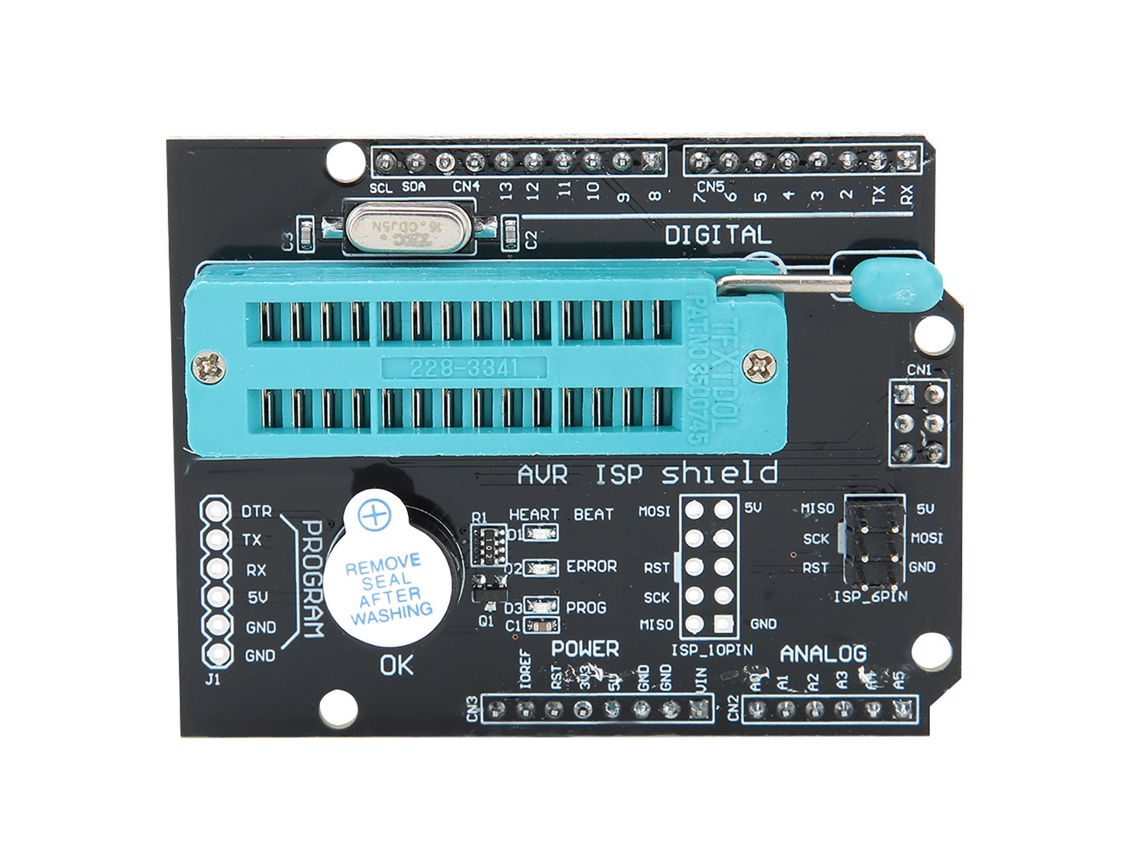 Programador Avr Isp Shield para Gravação de Bootloader e Expansão de Desenvolvimento | S/MARCA