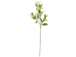 Ramo De Limão Artificial 89cm Com 6 Frutos