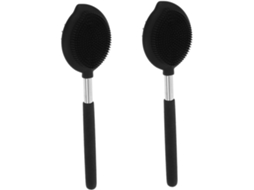 Lurelia Pack De 2 Escovas De Silicone Para Costas E Corpo, Silicone Macio, Cabo Longo E Pega Ergonómica, Uso Diário Essencial