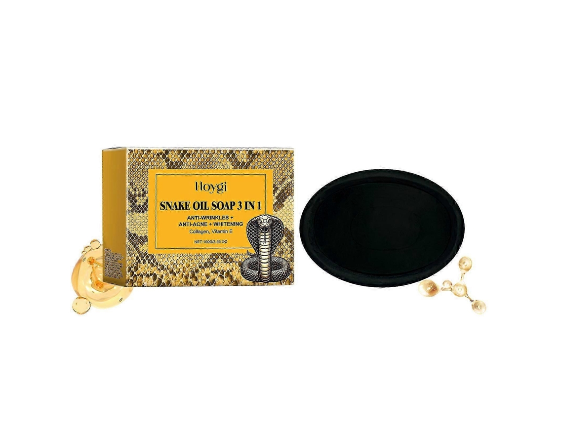 Sabonete De Limpeza Suave Com Óleo De Cobra: Um Refrescante Limpador Facial Que Controla A Oleosidade E Ilumina A Pele.
