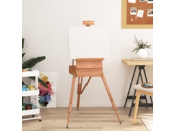 Vidaxl Cavalete 81x121x173 Cm Madeira De Faia Maciça
