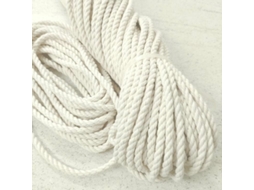 Cordão de Algodão Entrada Para Macramé, 1m-8mm, 1m/2m/3m/4m/5m, Para Artesanato, Corda Bege Natural, Faça Você Mesmo, Acessórios Para Casamento, Pré