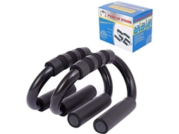 Barra De Flexões Com Grip De Espuma S Shape Para Treino De Peito, Braços E Ombros