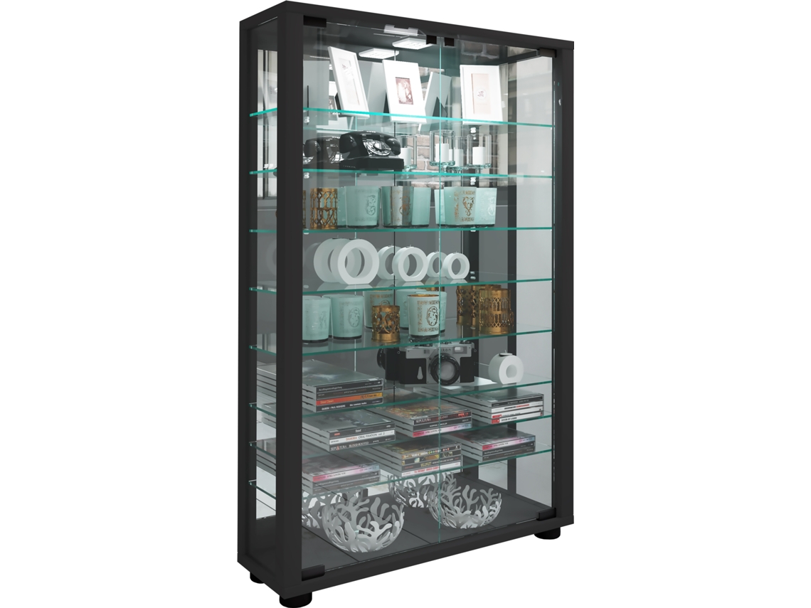 Suporte De Vidro Vitrine Lumo Mini Espelho Vcm