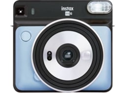 Máquina Fotográfica Instantânea FUJIFILM Instax Square 6  (Aqua Blue - Obturação: 1/6 - 1/400 sec - 2x Pilha CR2 - 62x62mm) — ISO: 800