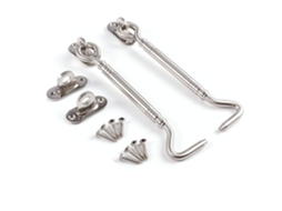 Cadeado De Aço Inox 6 Polegadas Para Portas De Garagem,celeiro E Janelas De Cabine 2 Unidades Btforus