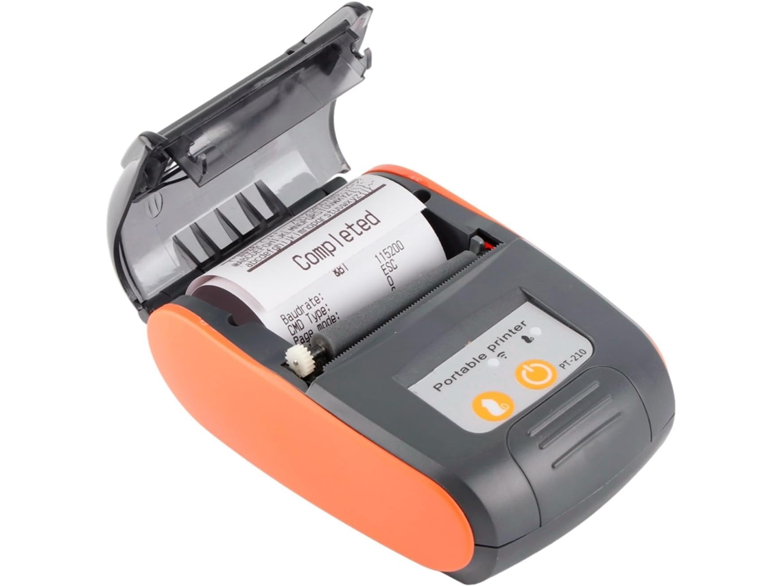 Impressora De Recibos Bluetooth Para Android E Ios (orange)