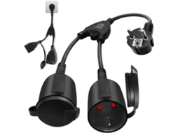 Cabo Extensão Schuko Bidirecional, 2 Tomadas, 1,5mm2, 250v ZYBLSSBB