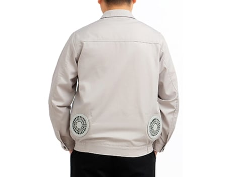 Casaco De Homem Gigikill Ventilação Roupa Proteção Roupas Trabalho Algodão Cinzento (3xl)