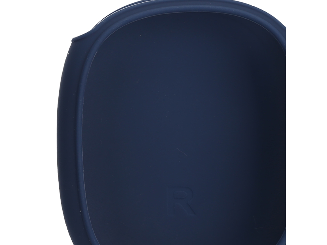 Capinha De Silicone Protetora Para Fones De Ouvido Bluetooth Shockproof Para Ios Earphone Max Azul Escuro