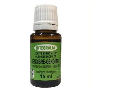 Óleo Essencial INTEGRALIA Essencial De Gengibre Orgânico (15 ml de óleo essencial (Gengibre))