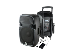 Coluna Profissional Amplificada 12" 400W C/Usb, Bt,Bateria