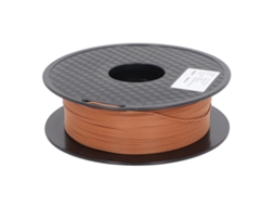 Filamento PLA para Impressora 3D 1.75mm Cor Madeira Vermelha Brilhante Inbloqueável S/MARCA