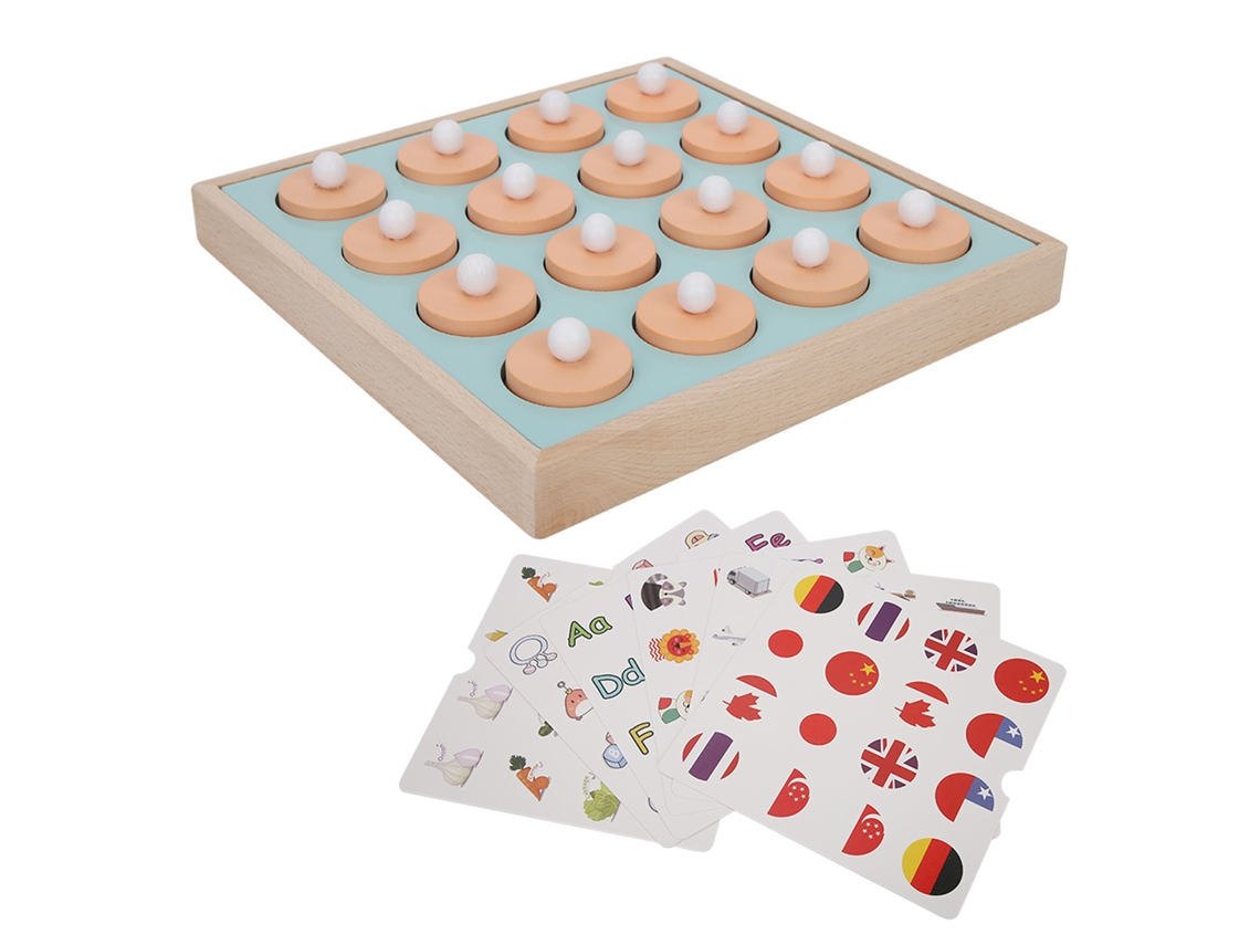 Mali jogo de Memória e Parear Infantil Montessori Brinquedo Educativo para Crianças 3+