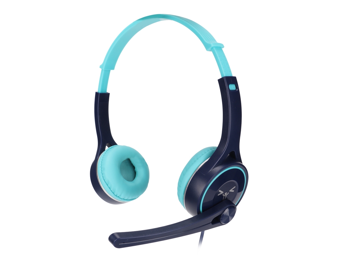 Fones de Ouvido para Crianças com conector Jack de 3,5mm, fios, dobráveis e portáteis EOOCOO estéreo supra auricular