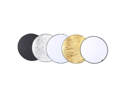 Lurelia Fundo Fotográfico 5 Em 1 Dobrável Portátil Prata Dourado Branco