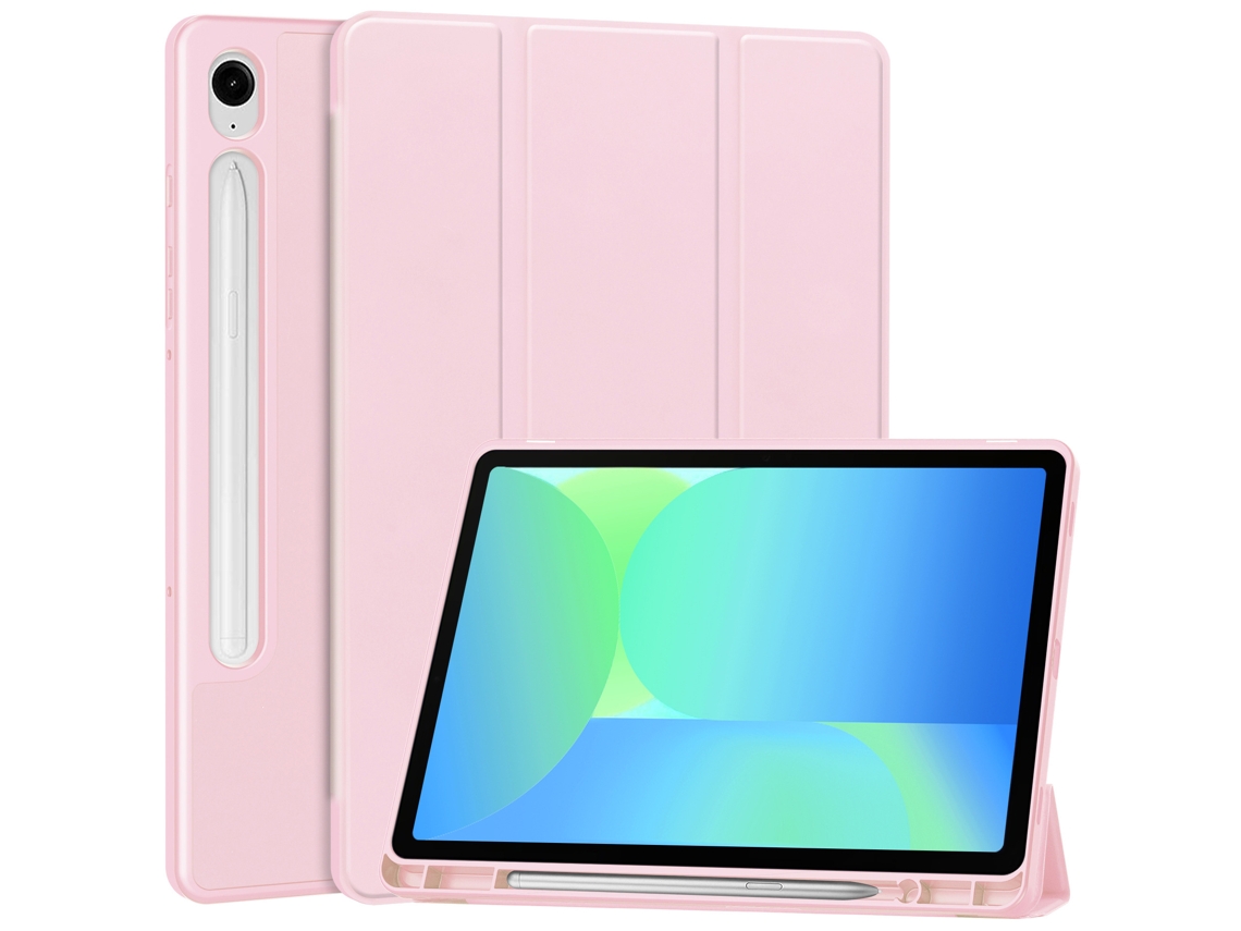 Capa Para Samsung Galaxy Tab S10 Fe Sm-x520/sm-x526b Rosa