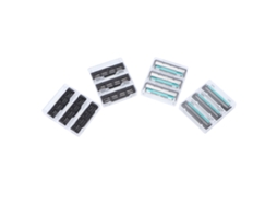 12pcs Lâminas De Barbear Compatíveis Twin Razor De 2 Camadas Com Faixa Lubrificante Para Homens