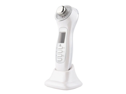 Dispositivo De Massagem Facial De Limpeza E Firmeza. Tecnologias Galvânicas E De Microvibração. Rejuvenescer Limpar Branco Bestvite